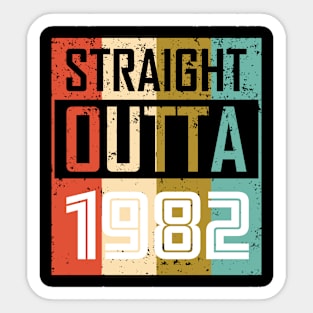 Straight Outta 1982 Sticker